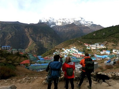 Namche Bazar view