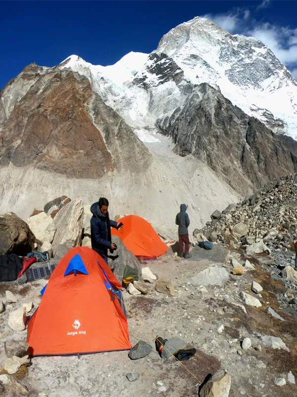 Swiss base camp