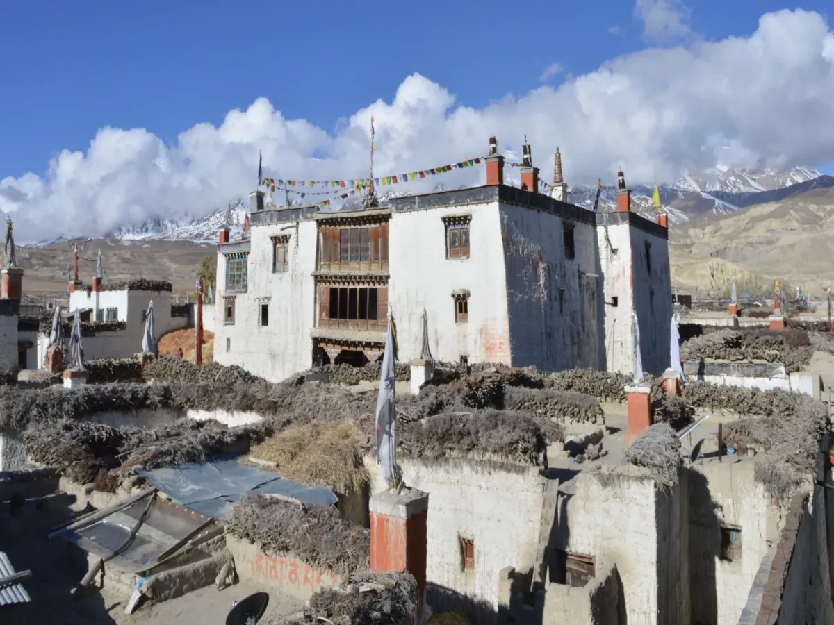 Village on Upper Mustang