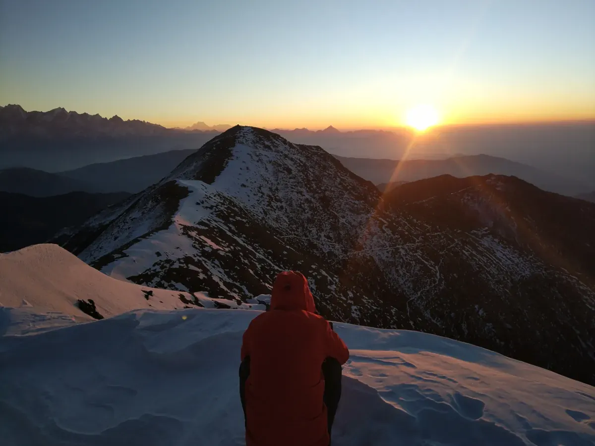 Sunrise from Pikey Peak