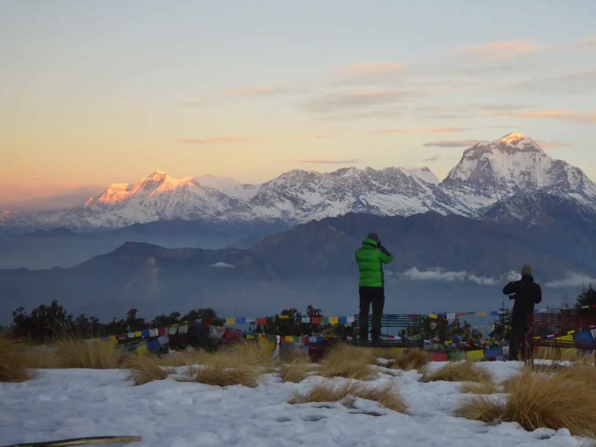 Sunrise from Ghorepani Poon Hill Trek