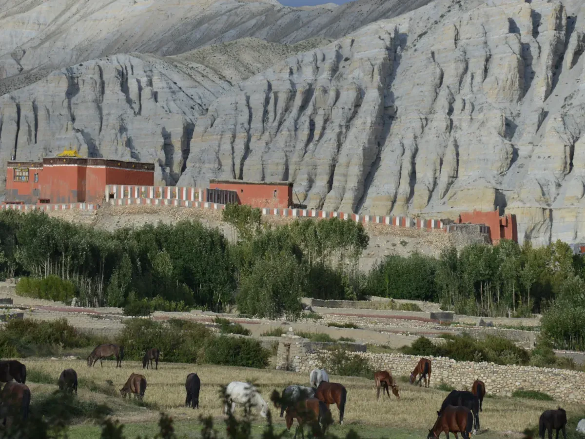 Village on the way to Saribung Peak