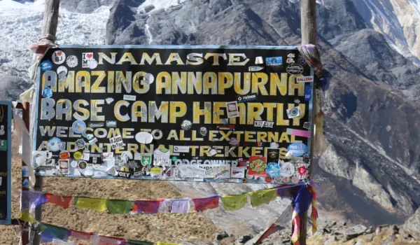 Annapurna Base Camp Board