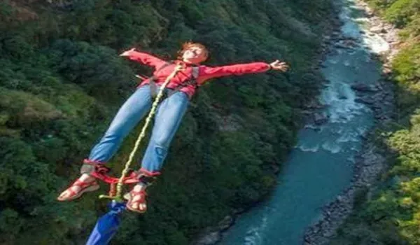 Bungee jump in Nepal