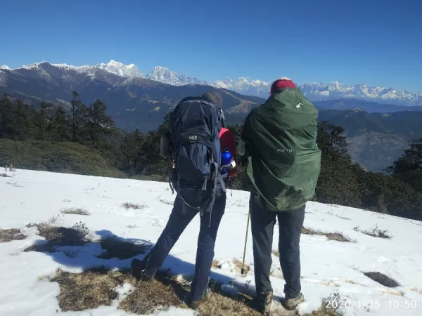 Pikey Peak Trek During Winter